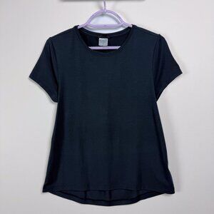 Athleta Air Out Cinch Tee, Black Short Sleeve, Women's XS